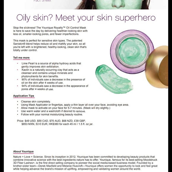 Younique Royalty Oil Control Mask - Picture 5 of 6